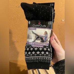 Cuddl duds socks 6 pairs
